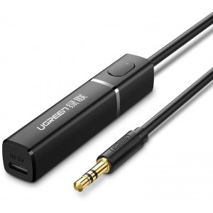 Ugreen Bluetooth 5.0 transmitter wireless audio adapter 3.5 mm mini jack black (40761 CM107) (universal)