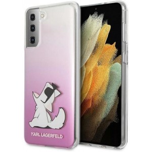 Karl Lagerfeld KLHCS21MCFNRCPI S21+ G996 hardcase różowy/pink Choupette Fun (universal)