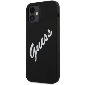 Guess GUHCP12SLSVSBW iPhone 12 mini 5.4" black and white hardcase Silicone Vintage (universal)