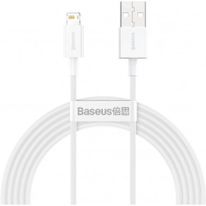 Baseus Superior USB - Lightning 2.4A 2 m cable White (CALYS-C02) (universal)