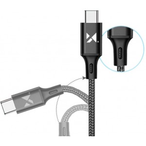 Wozinsky cable USB - USB Type C 2,4A 2m black(WUC-C2B) (universal)