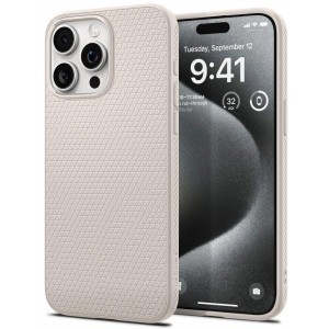 Spigen Liquid Air case for iPhone 15 Pro - natural titanium (universal)