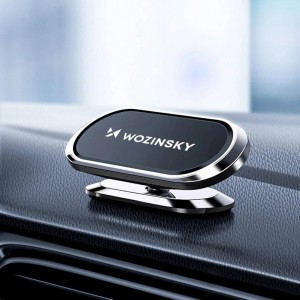 Wozinsky Self-adhesive Magnetic 360 Car Dashboard Mount Silver (WMH-06) (universal)