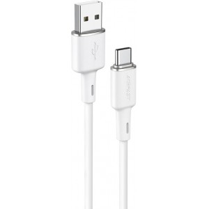 Acefast USB cable - USB Type C 1.2m, 3A white (C2-04 white) (universal)