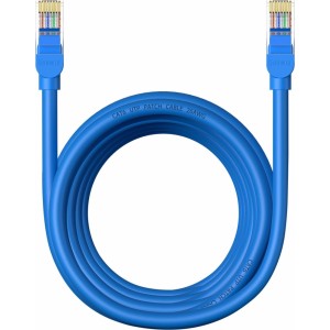 Baseus High Speed ​​Cat 6 RJ-45 1000Mb/s Ethernet cable 5m round - blue (universal)
