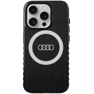 Audi IML Big Logo MagSafe case for iPhone 15 Pro - black (universal)