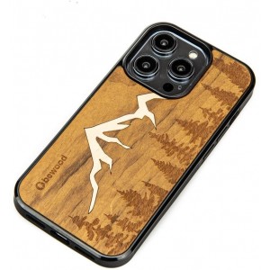 Bewood Wooden case for iPhone 14 Pro Bewood Mountains Imbuia (universal)