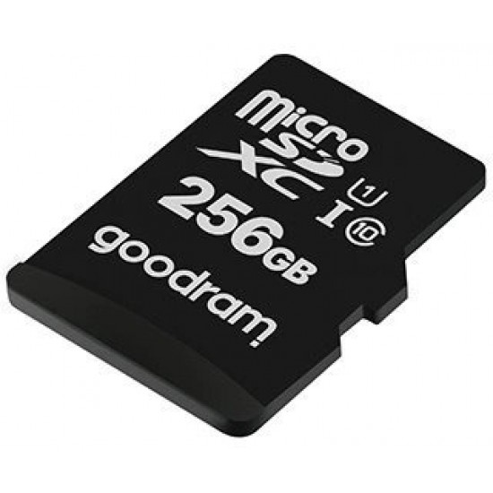 Goodram Microcard 256 GB micro SD XC UHS-I class 10 memory card, SD adapter (M1AA-2560R12) (universal)
