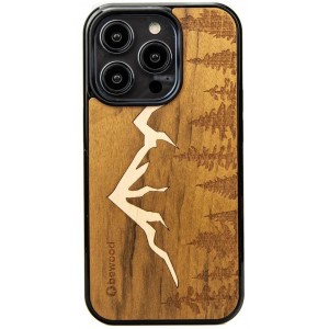 Bewood Wooden case for iPhone 14 Pro Bewood Mountains Imbuia (universal)