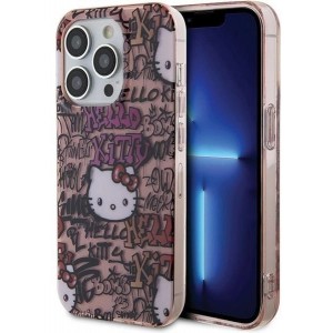 Hello Kitty IML Tags Graffiti case for iPhone 14 Pro - pink (universal)