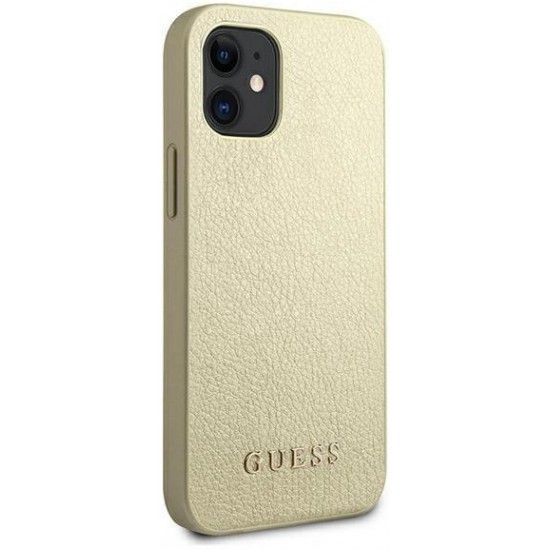 Guess GUHCP12SIGLGO iPhone 12 mini 5.4" gold/gold hardcase Iridescent (universal)