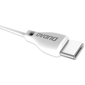Dudao cable USB Type C 2.1A 2m white (L4T 2m white) (universal)