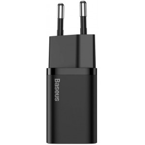 Baseus Super Si fast charger Quick Charge 3.0 Power Delivery 25W 3A + Cable USB Type C - USB Type C 3A 1m black (TZCCSUP-L01) (universal)