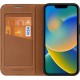 Dux Ducis Skin X2 case for iPhone 14 Plus case with magnetic flap brown (universal)