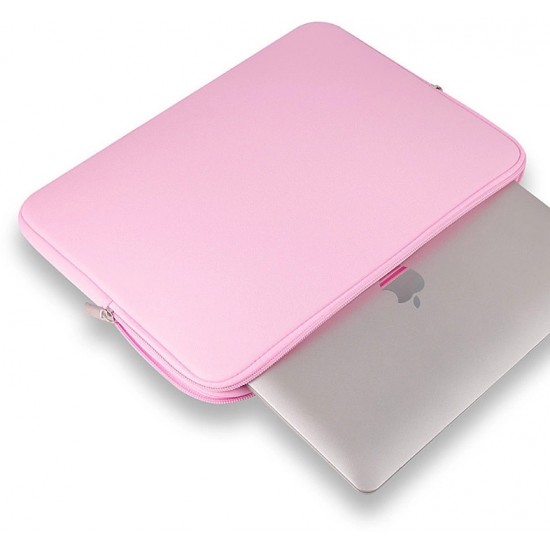 Hurtel Universal case laptop bag 14 '' slider tablet computer organizer pink (universal)