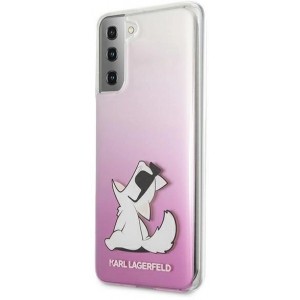 Karl Lagerfeld KLHCS21MCFNRCPI S21+ G996 hardcase różowy/pink Choupette Fun (universal)