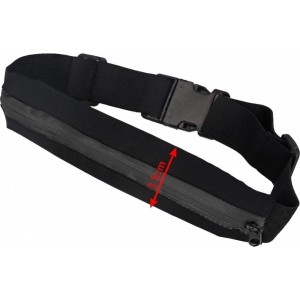 Hurtel Running belt for waist smartphone black (universal)