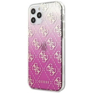 Guess GUHCP12LPCU4GGPI iPhone 12 Pro Max 6.7" pink/pink hardcase 4G Gradient (universal)