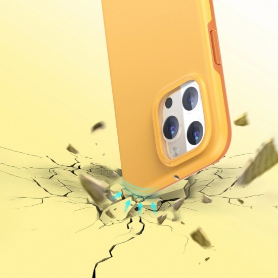 Choetech MFM Anti-drop case Made For MagSafe for iPhone 13 Pro orange (PC0113-MFM-YE) (universal)