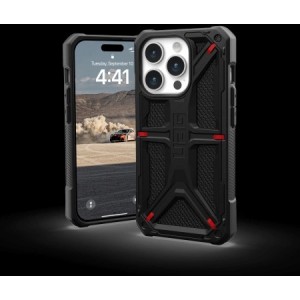 UAG Monarch - protective case for iPhone 15 Pro (kevlar black) (universal)