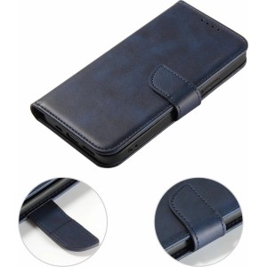 Hurtel Magnet Case for Samsung S24 Plus with flap and wallet - blue (universal)