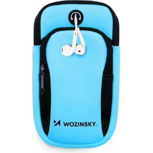 Wozinsky running phone armband blue (WABBL1) (universal)