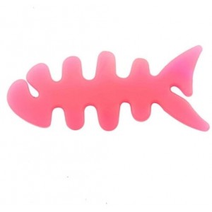 Hurtel Fish-shaped headphone cable wrap - pink (universal)