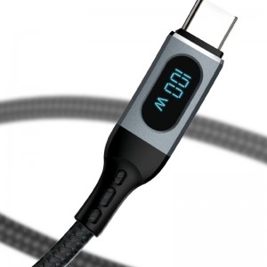 Dudao cable USB Type C - USB Type C fast charging PD 100W 1m black (L7MaxC) (universal)