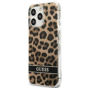 Guess GUHCP13LHSLEOW iPhone 13 Pro / 13 6.1" brown/brown hardcase Leopard (universal)