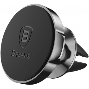 Baseus Small Ears Series Magnetic Air Vent Car Mount Black (SUER-A01) (universal)