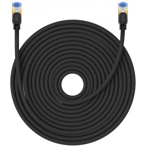 Baseus fast internet cable RJ45 cat.7 10Gbps 25m braided black (universal)