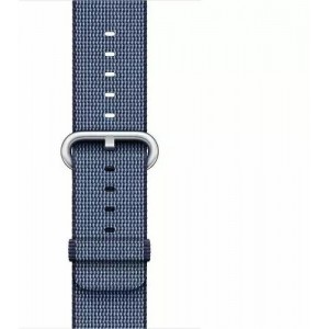 Marka Niezdefiniowana Apple Watch strap MPW82ZM/A 42/44/45mm Woven Nylon Band navy/navy