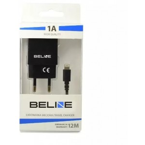 Beline Wall charger Beline 1xUSB lightning 1A black/black iPhone 5/6/7/8/X