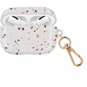 Uniq Protective case for UNIQ earphones case Coehl Terrazzo for Apple AirPods Pro white/natural white