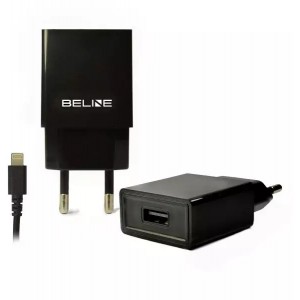 Beline Wall charger Beline 1xUSB lightning 1A black/black iPhone 5/6/7/8/X