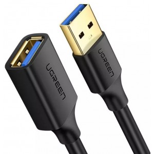 Ugreen cable extension cord USB 3.0 (female) - USB 3.0 (male) adapter 1.5 m black (US129 30126)