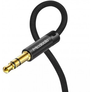 Mcdodo Mini jack cable 3.5mm AUX Mcdodo CA-6640 1.2m (black)