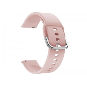 Alogy Rubber Alogy soft band universal sport strap for smartwatch 20mm Pink