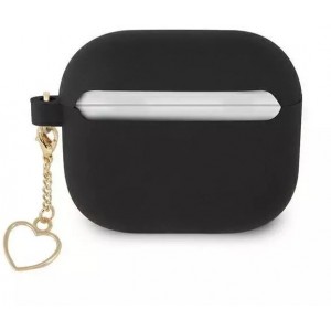 Guess GUA3LSCHSK AirPods 3 cover czarny/black Silicone Charm Collection