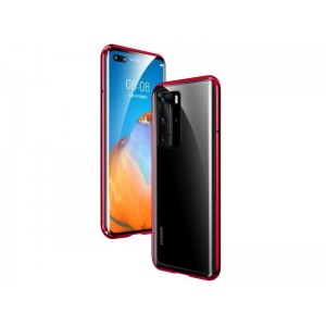 Dr. Fit Double-sided Dr.Fit magnetic glass case for Huawei P40 Pro Red