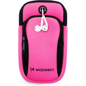 Wozinsky armband for running phone pink (WABPI1)