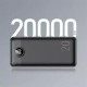 4Kom.pl Powerbank External battery VEGER L20S - 20 000mAh LCD Quick Charge PD 20W black (VP2039PD / W2039PD )