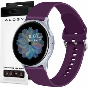 Alogy Universal Alogy Strap with Smartwatch Buckle 20mm Purple
