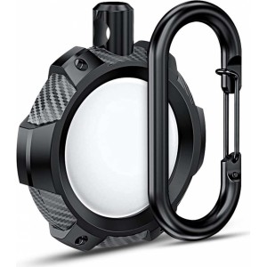 Alogy Armor Case with carabiner for Apple AirTag Black