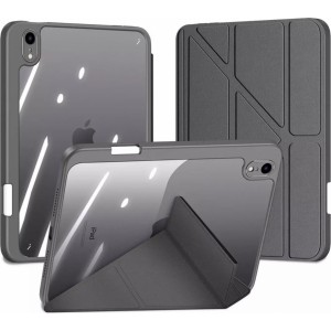 Dux Ducis Magi case for iPad mini 2021 smart cover with stand and compartment for Apple Pencil gray