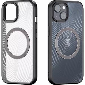 Dux Ducis Armored case for iPhone 15 with MagSafe Dux Ducis Aimo Mag - black