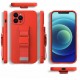 4Kom.pl Rope Case Silicone Case with Lanyard Purse Lanyard Strap for Samsung Galaxy S22 (S22 Plus) Red