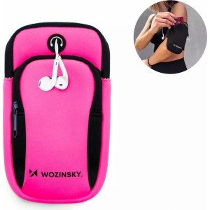 Wozinsky armband for running phone pink (WABPI1)