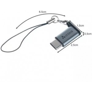 Producenttymczasowy Adapter USB-C - USB micro B 2.0
