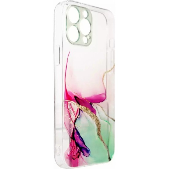 4Kom.pl Marble Case for iPhone 12 Pro Max gel cover mint marble